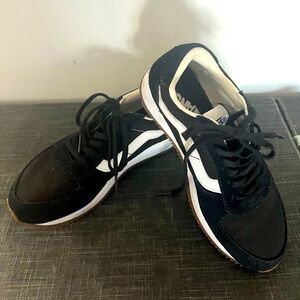 Vans fashion sneaker. Sleek design. For walk-gym, or styled w jeans or dress.